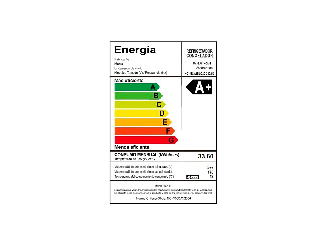REFRIGERADOR SIDE BY SIDE 442 LTS HC-598WEN GRIS 5