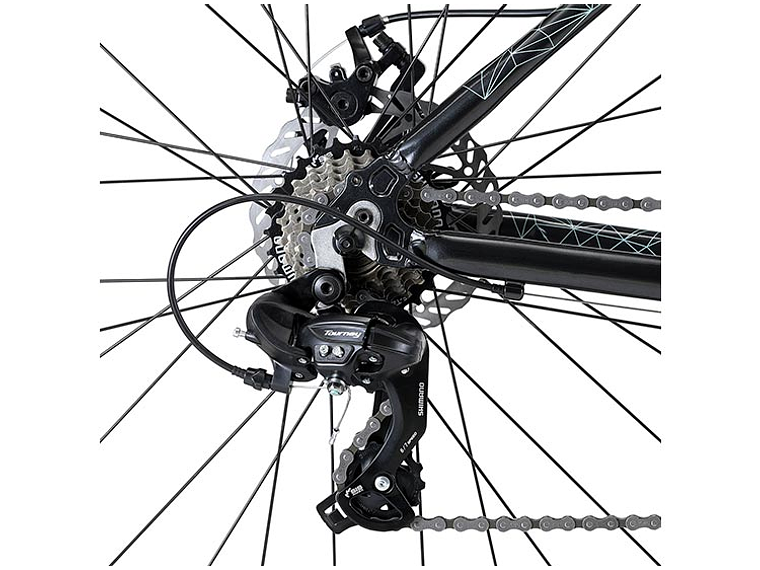 BICICLETA MTB OXFORD VENUS 1 ARO 29 NEGRO/CORAL 4