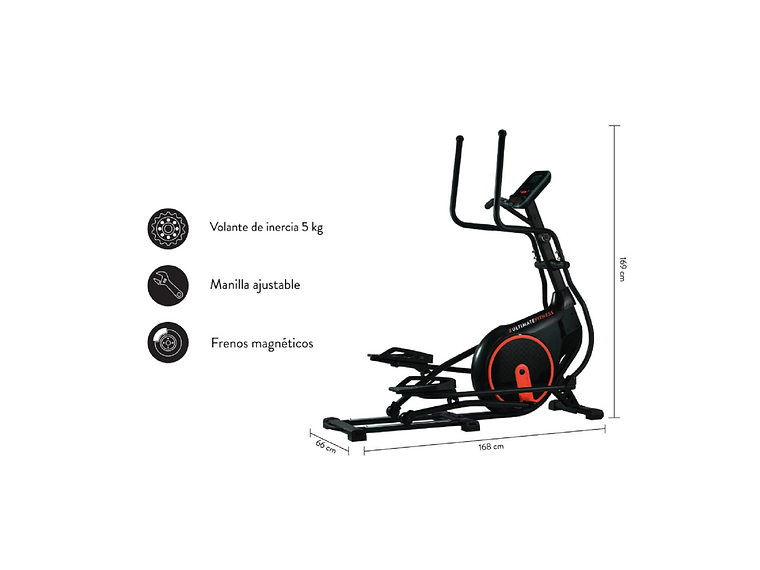 ELÍPTICA T800 PRO MAGNÉTICA 3