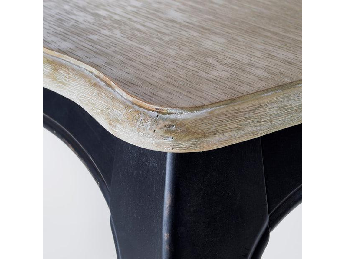 MESA COMEDOR VITTORIA CUADRADA NEGRA 120X120X75 2