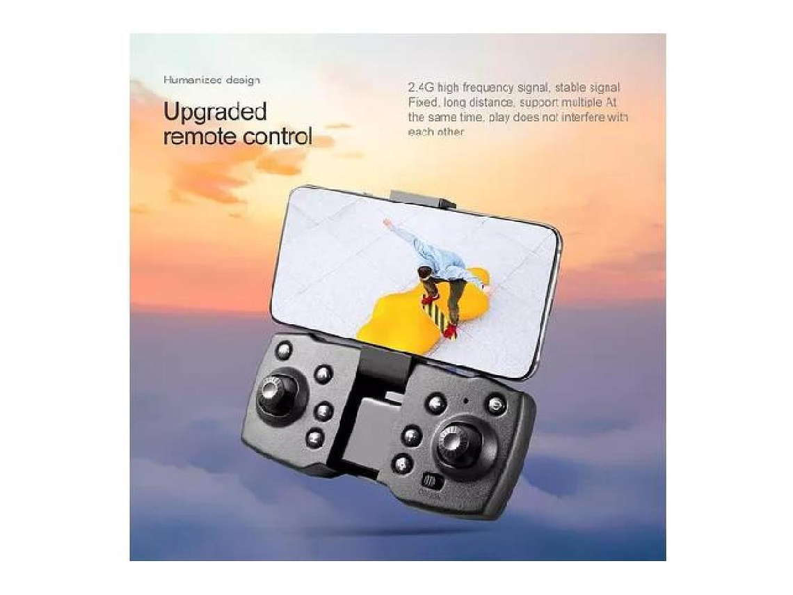 DRON PLEGABLE CON CÁMARA Y RETORNO AUTOMÁTICO 4K 3