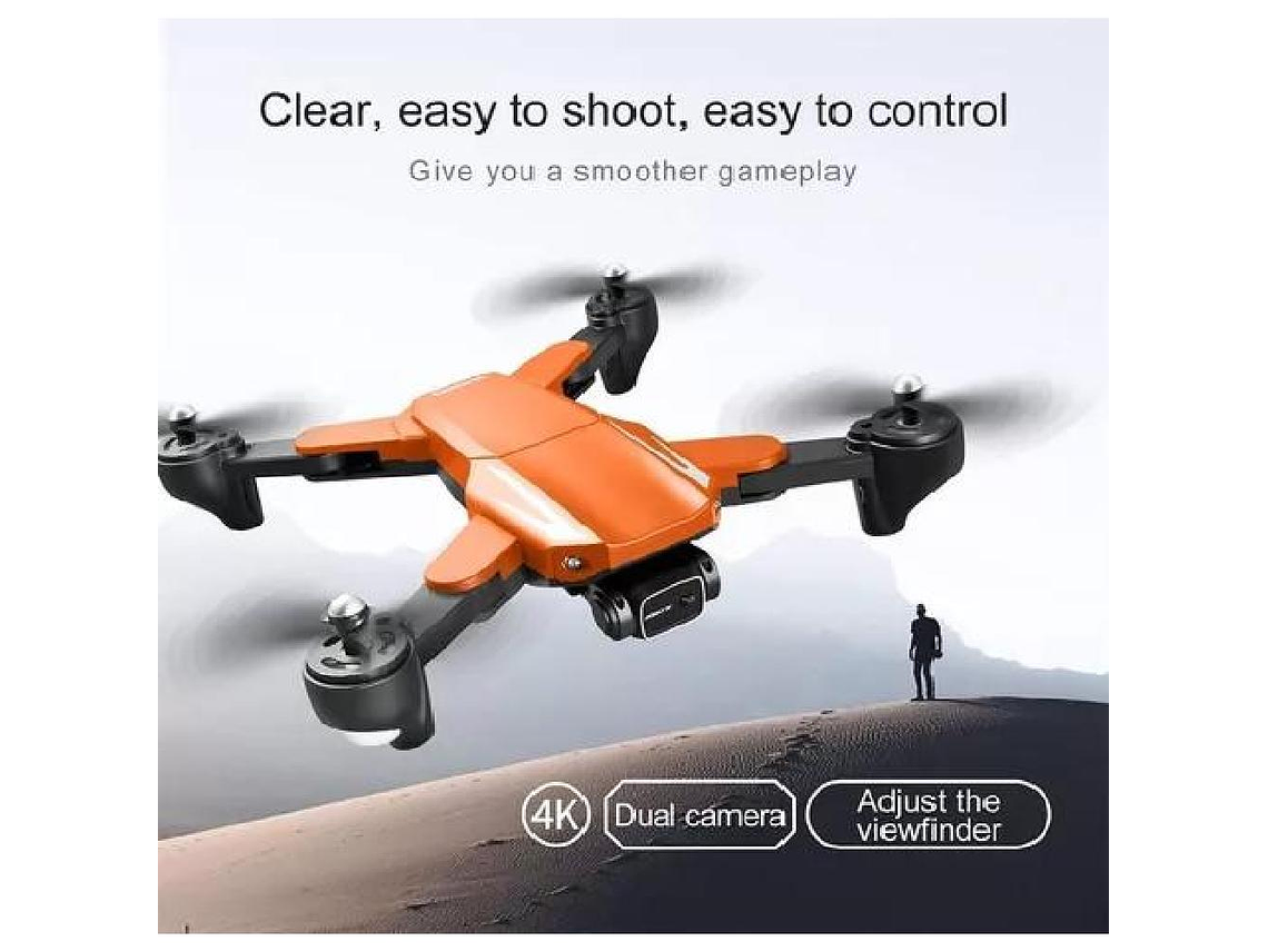 DRON PLEGABLE CON CÁMARA Y RETORNO AUTOMÁTICO 4K 4