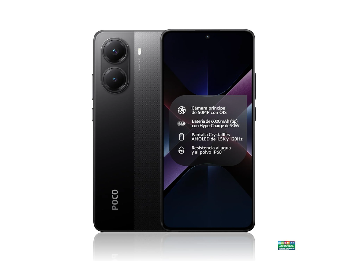 CELULAR POCO X7 PRO EU 12GB RAM 256GB ROM BLACK 6