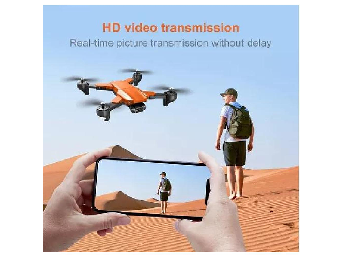 DRON PLEGABLE CON CÁMARA Y RETORNO AUTOMÁTICO 4K 5