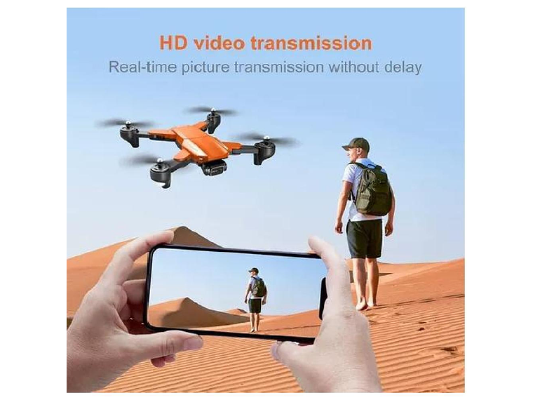 DRON PLEGABLE CON CÁMARA Y RETORNO AUTOMÁTICO 4K 5