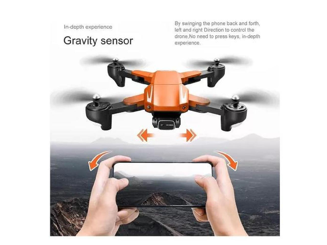 DRON PLEGABLE CON CÁMARA Y RETORNO AUTOMÁTICO 4K 6