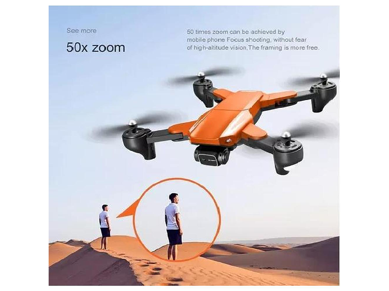 DRON PLEGABLE CON CÁMARA Y RETORNO AUTOMÁTICO 4K 7