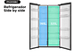  REFRIGERADOR SIDE BY SIDE TCL 488L P520SBS - Miniatura 3