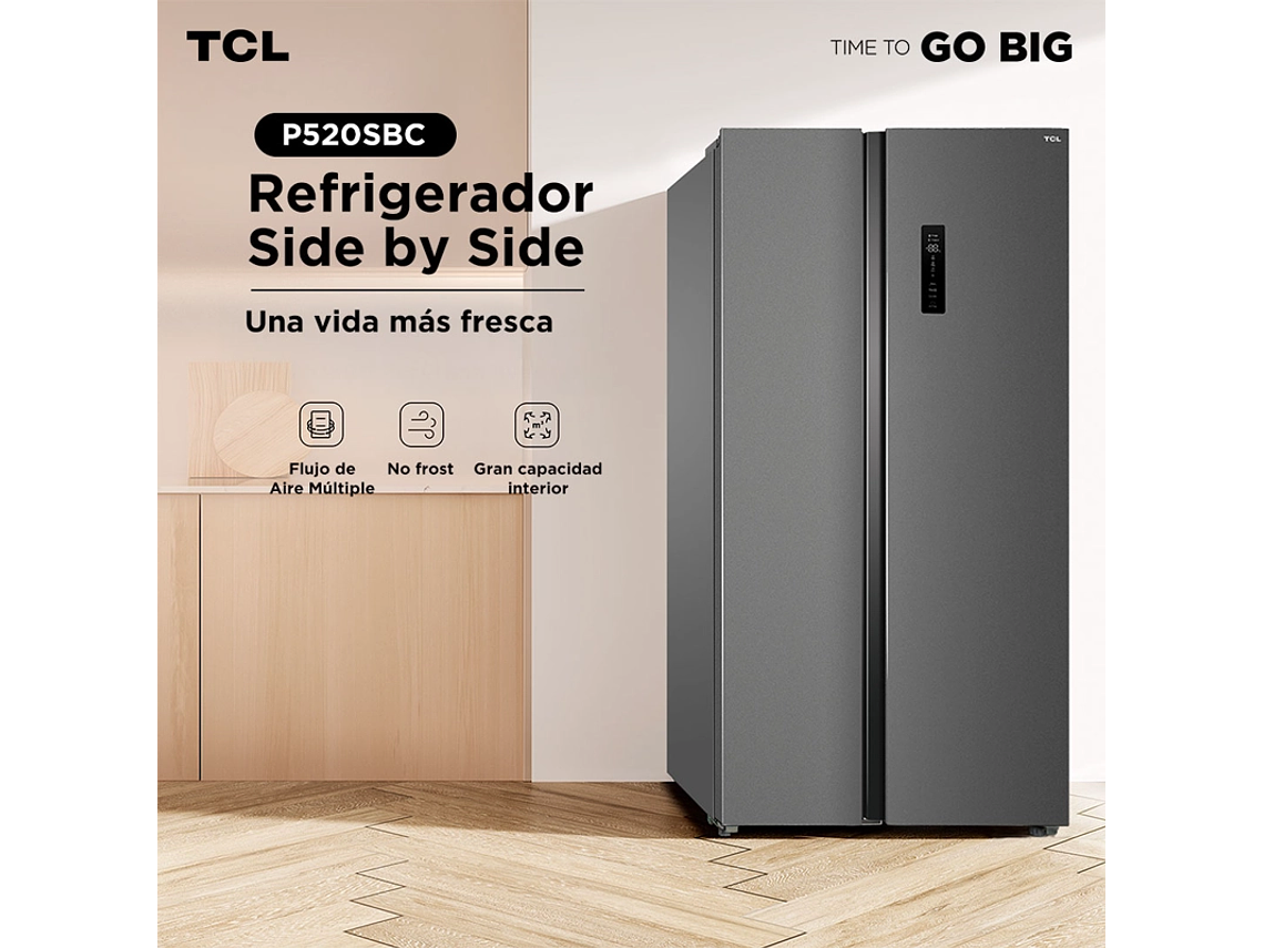  REFRIGERADOR SIDE BY SIDE TCL 488L P520SBS 8