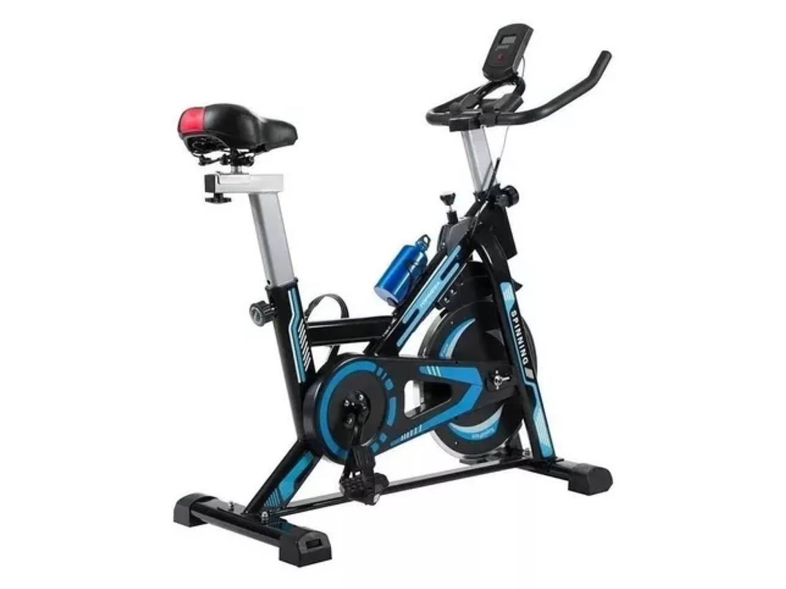 BICICLETA ESTÁTICA IMPORTCLICK DEP.106 SPINNING PROFESIONAL AZUL 1