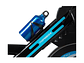 BICICLETA ESTÁTICA IMPORTCLICK DEP.106 SPINNING PROFESIONAL AZUL - Miniatura 4