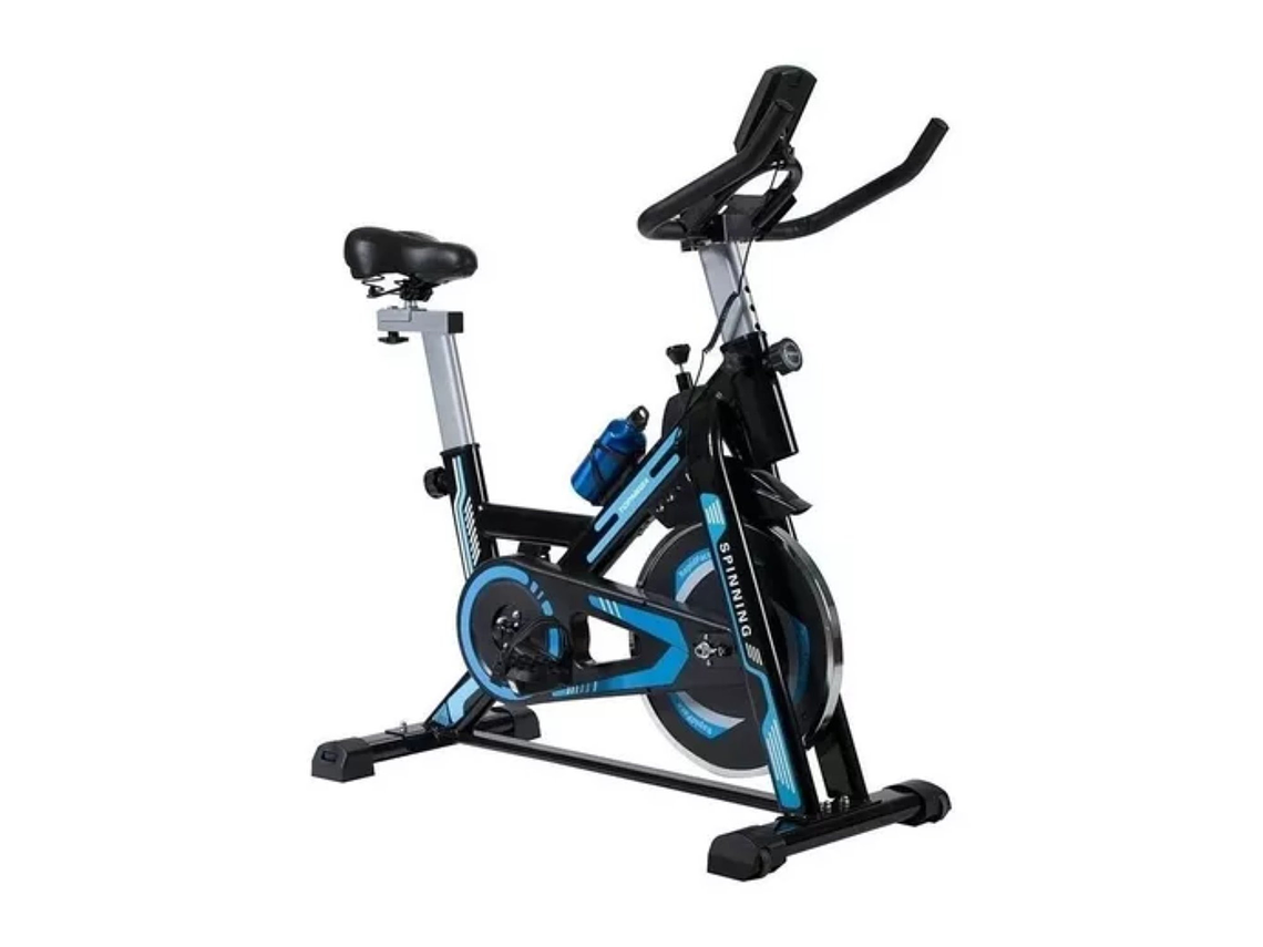 BICICLETA ESTÁTICA IMPORTCLICK DEP.106 SPINNING PROFESIONAL AZUL 6