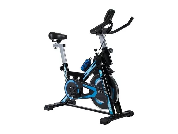 BICICLETA ESTÁTICA IMPORTCLICK DEP.106 SPINNING PROFESIONAL AZUL 6