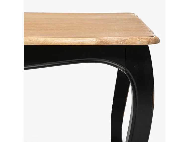 MESA COMEDOR VITTORIA RECTANGULAR NEGRA 135X85X75 2