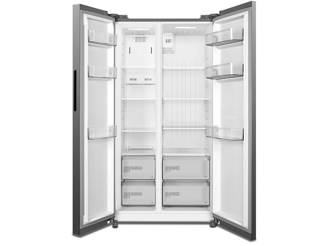 REFRIGERADOR SIDE BY SIDE MIDEA MDRS710FGE50IN 555L NO FROST GRIS 4