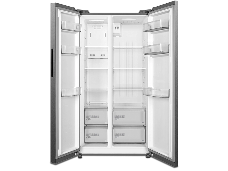 REFRIGERADOR SIDE BY SIDE MIDEA MDRS710FGE50IN 555L NO FROST GRIS 4