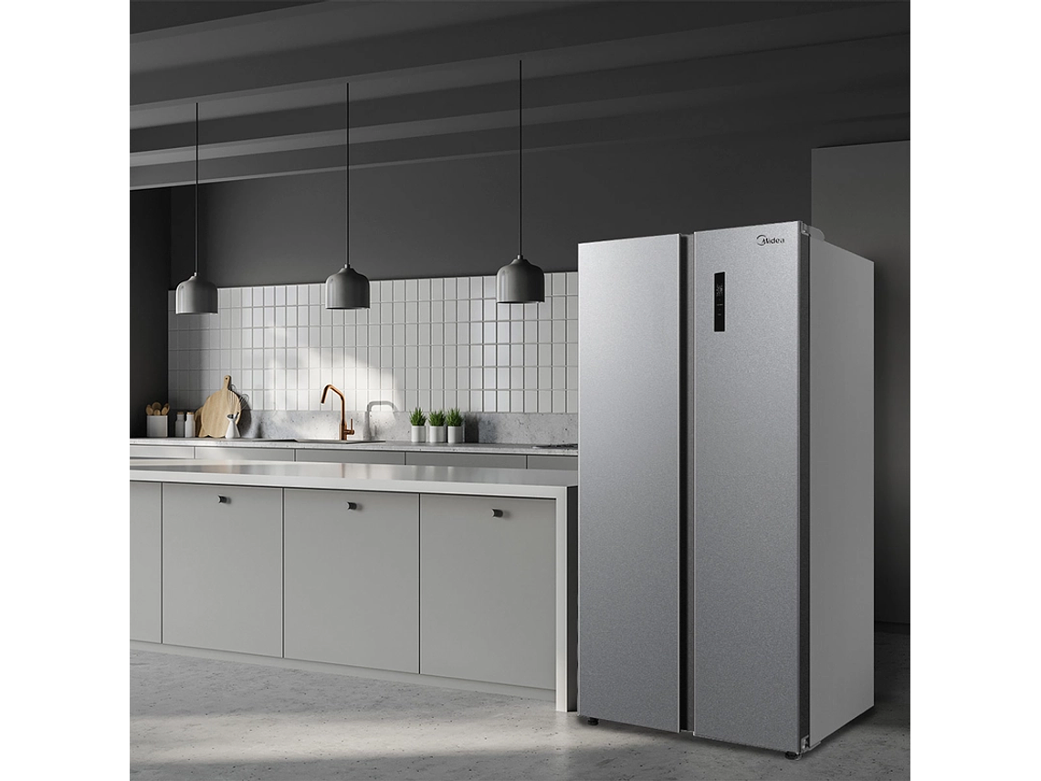 REFRIGERADOR SIDE BY SIDE MIDEA MDRS710FGE50IN 555L NO FROST GRIS 5