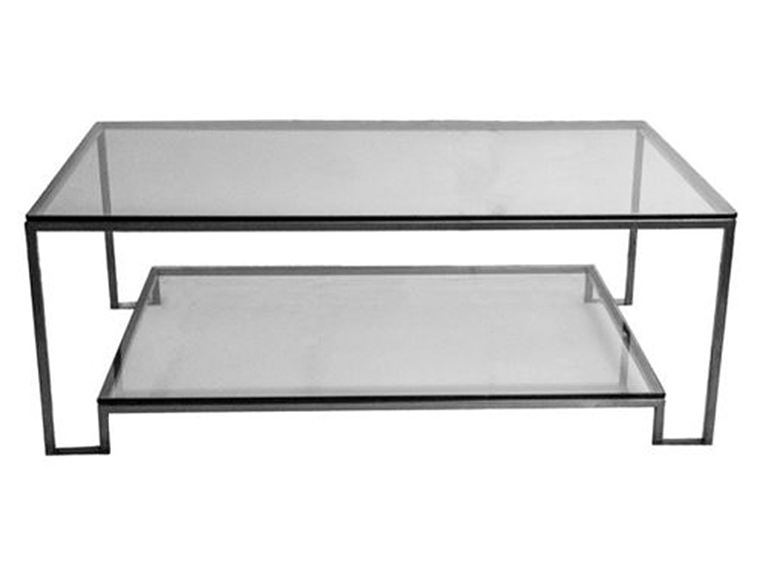 MESA DE CENTRO CLAVIJO DESIGN MURCIA ACERO ACERO 1