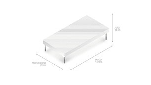 MESA DE CENTRO CLAVIJO DESIGN MURCIA ACERO ACERO