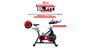 BICICLETA ESTÁTICA MUVO BY OXFORD BEAT 36 120 KG