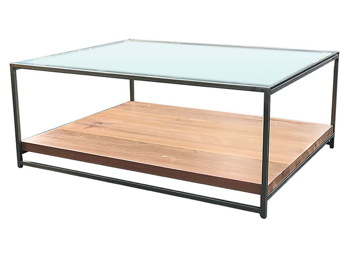 MESA DE CENTRO CLAVIJO DESIGN BILBAO METAL NEGRO 1