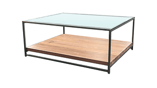 MESA DE CENTRO CLAVIJO DESIGN BILBAO METAL NEGRO