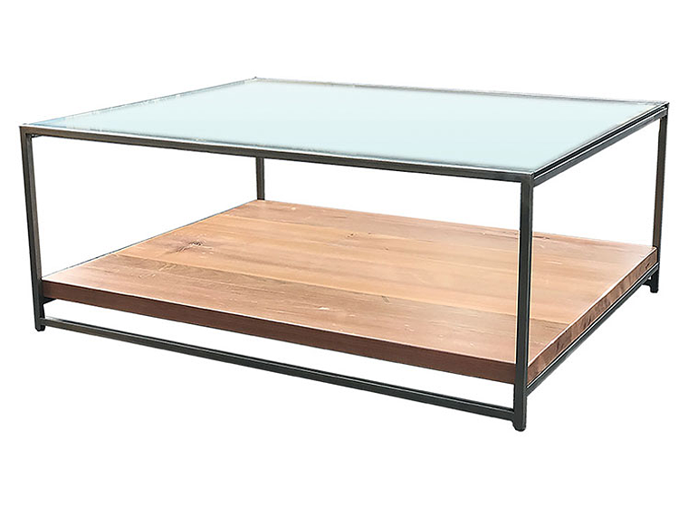 MESA DE CENTRO CLAVIJO DESIGN BILBAO METAL NEGRO 1