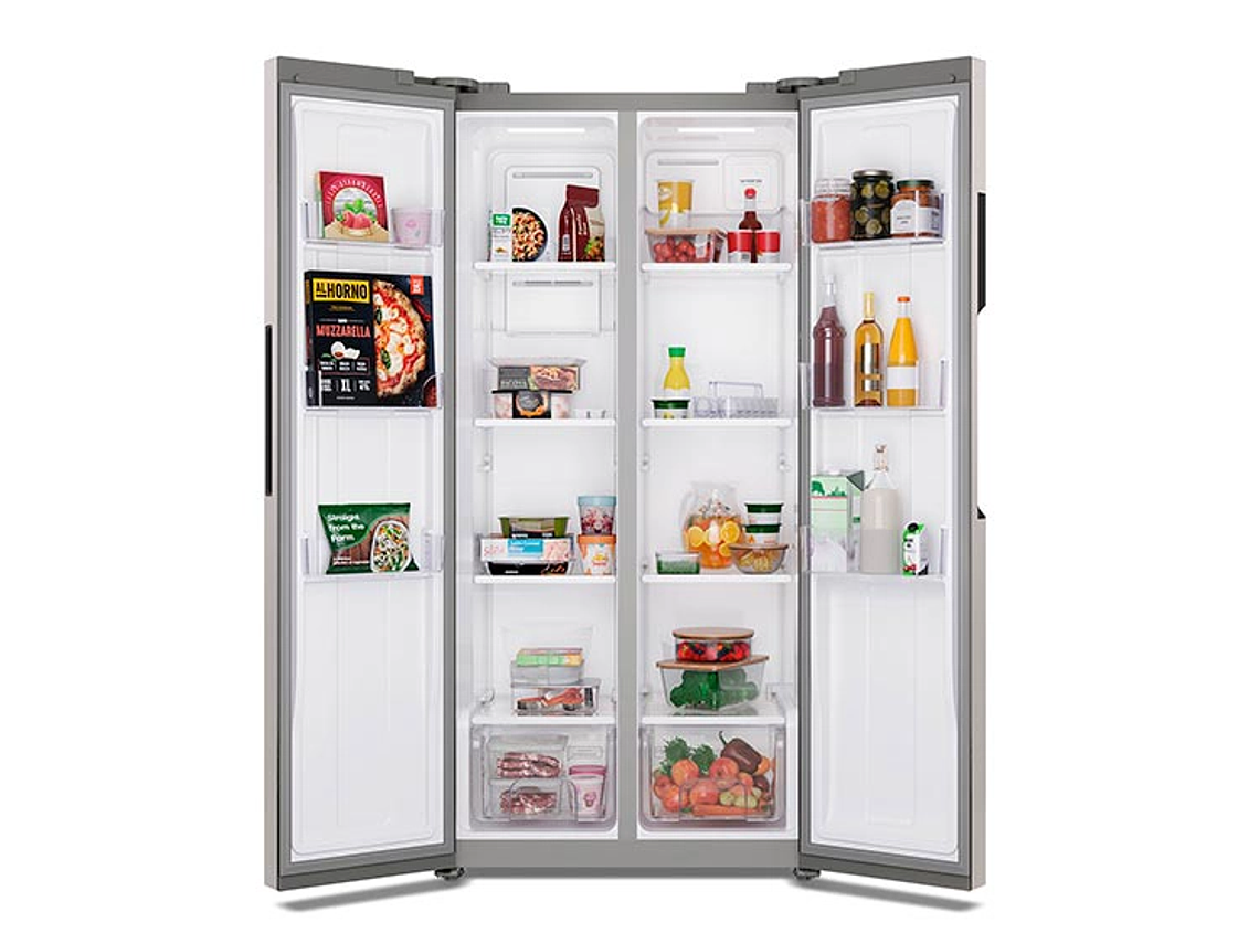 REFRIGERADOR SIDE BY SIDE MADEMSA MAS430 426L NO FROST GRIS 6