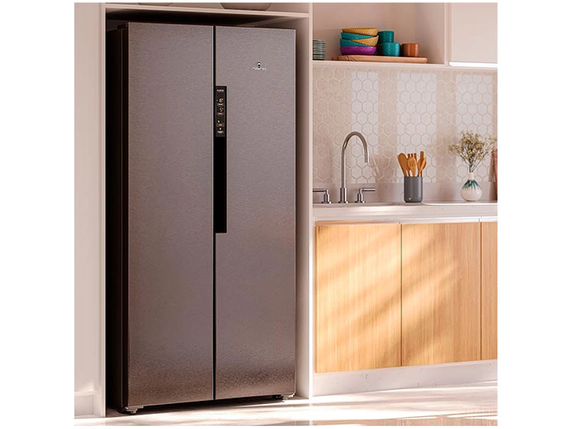 REFRIGERADOR SIDE BY SIDE MADEMSA MAS430 426L NO FROST GRIS 7