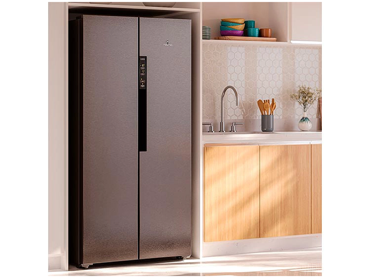 REFRIGERADOR SIDE BY SIDE MADEMSA MAS430 426L NO FROST GRIS 7