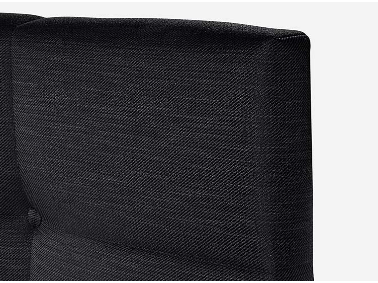 JUEGO DE DORMITORIO ROSEN CAMA EUROPEA AUTONOMY SKY 1.5 PLAZAS + SET ISSEY GRAFITO 5