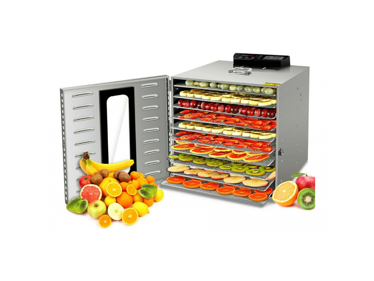 HORNO DESHIDRATADOR ALIMENTOS 10 BANDEJAS ACERO 1