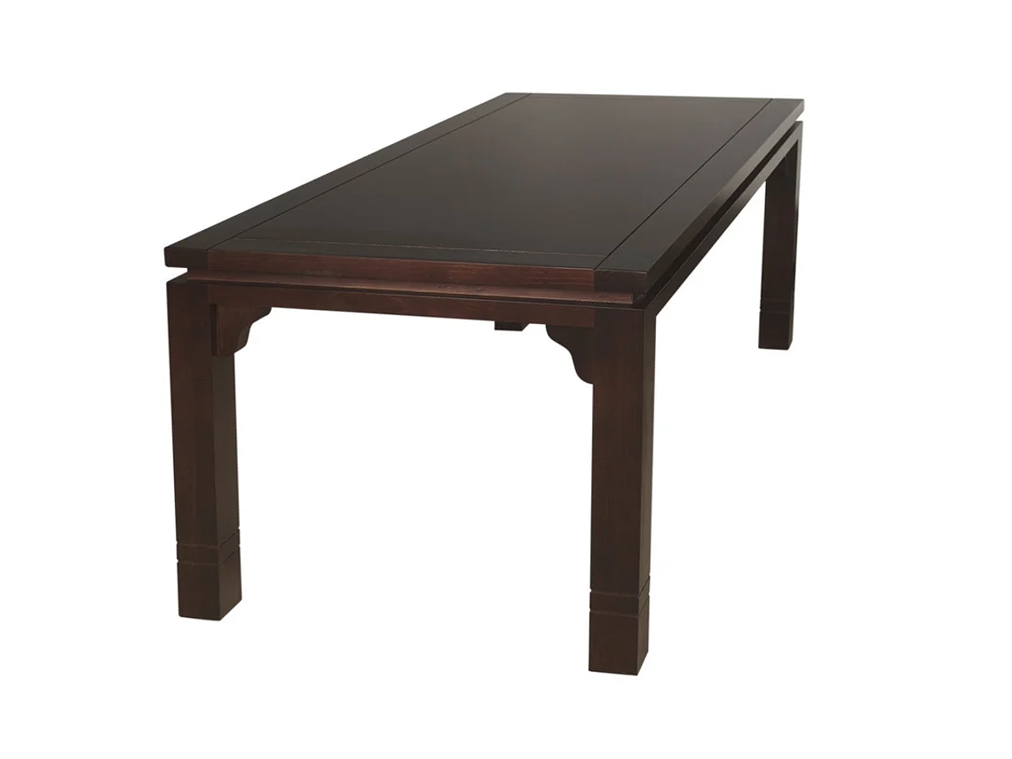 MESA COMEDOR ARTHOME LUCIANA RECTANGULAR 92 X 200 CM MADERA CHOCOLATE 1