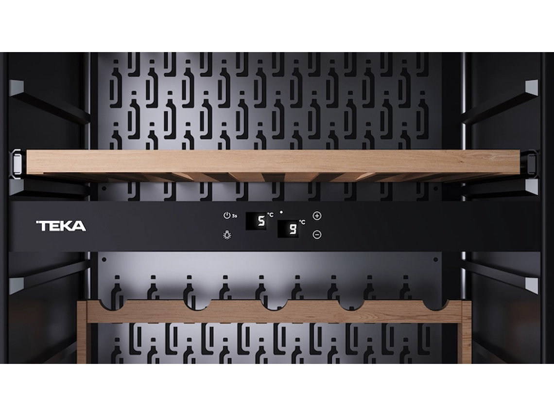 CAVA DE VINOS 93 BOTELLAS SOMMELIER RVI 30097 GBK NEGRO TEKA 8