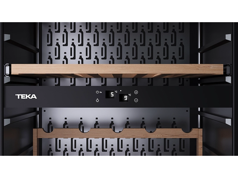 CAVA DE VINOS 93 BOTELLAS SOMMELIER RVI 30097 GBK NEGRO TEKA 8