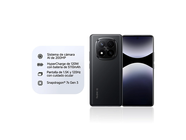 CELULAR REDMI NOTE 14 PRO+ 5G 256GB MIDNIGHT BLACK 1