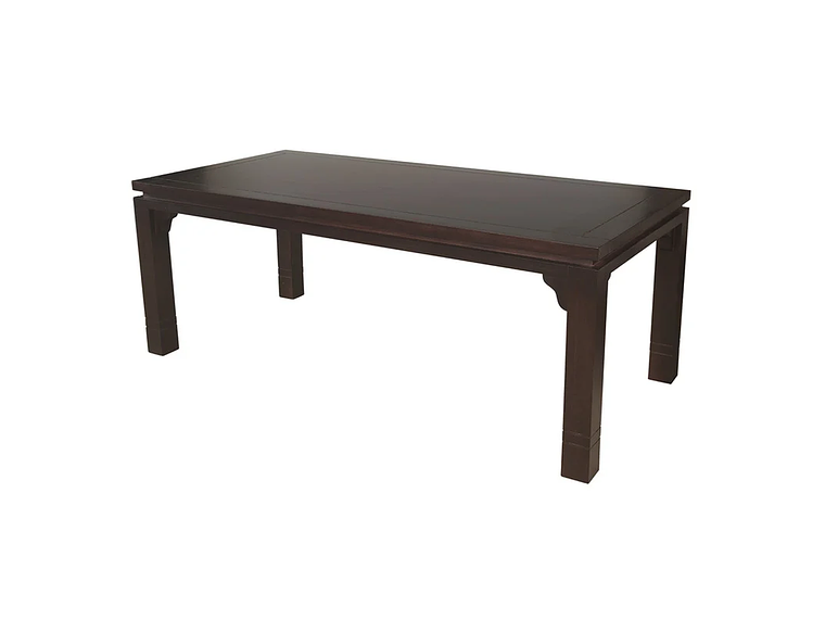 MESA COMEDOR ARTHOME LUCIANA RECTANGULAR 92 X 200 CM MADERA CHOCOLATE 2