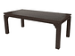 MESA COMEDOR ARTHOME LUCIANA RECTANGULAR 92 X 200 CM MADERA CHOCOLATE - Miniatura 2
