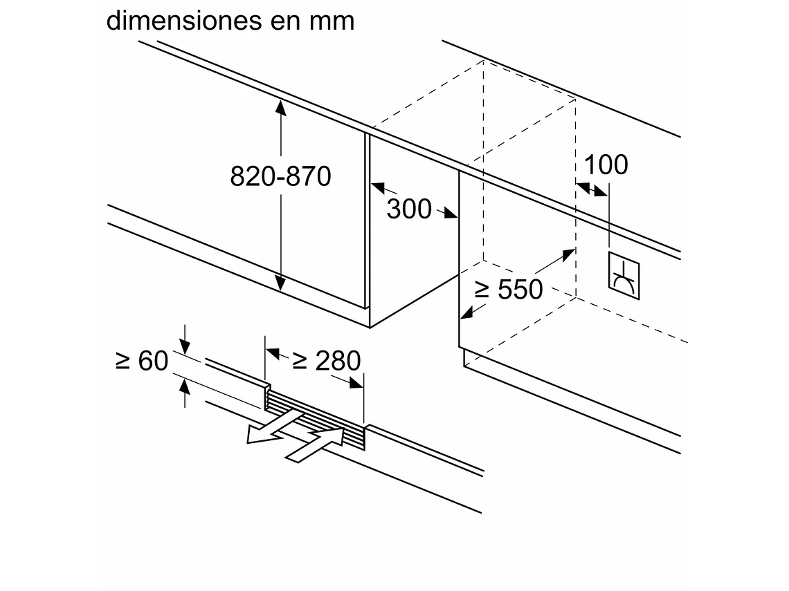 CAVA DE VINO EMPOTRABLE 21 BOTELLAS KUW20VHF0 3