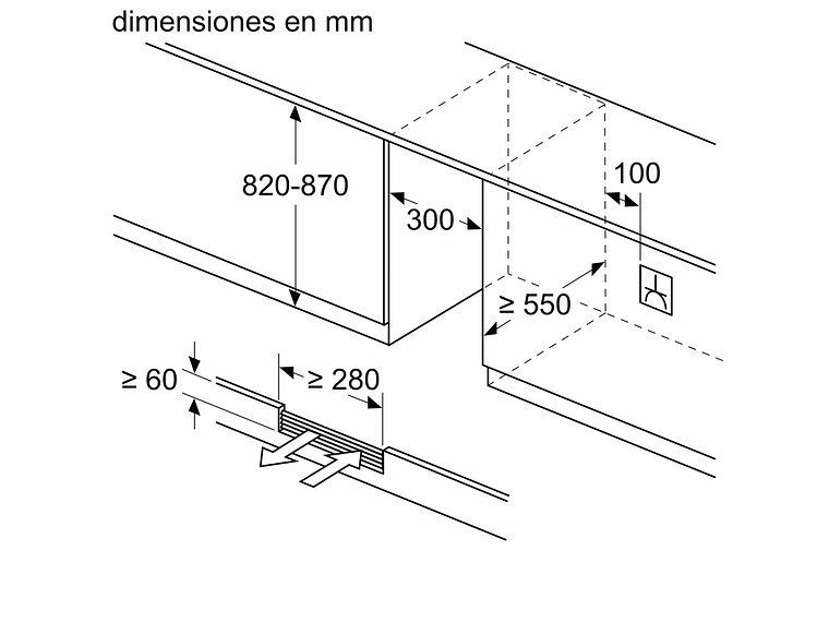 CAVA DE VINO EMPOTRABLE 21 BOTELLAS KUW20VHF0 3