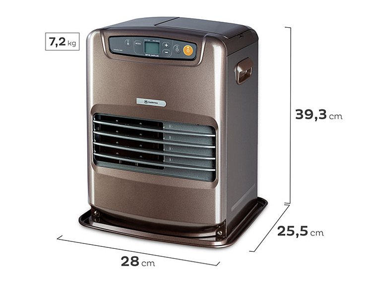 ESTUFA MADEMSA PARAFINA LÁSER 3,5 LT FAN HEATER MFHK 540 PLUS 2