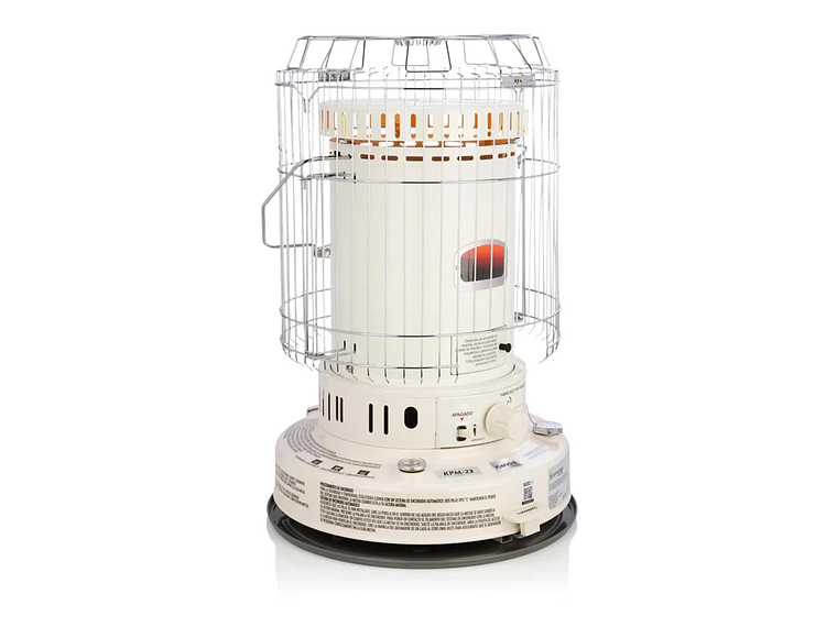 ESTUFA CALEFACTOR A PARAFINA KEROSENE 23000BTU BLANCO KPM-23 KENDAL 1