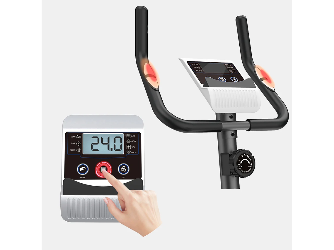 BICICLETA PWRFITNESS CAPACIDAD 120 KG MAGNETICA PWRTFITNESS 2