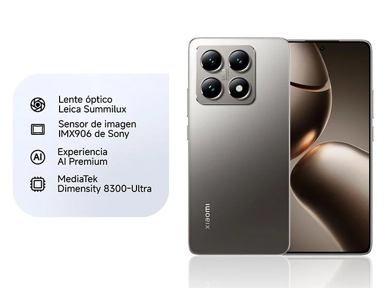 CELULAR XIAOMI 14T 512 GB 12GB RAM 50MP 6.6” 6