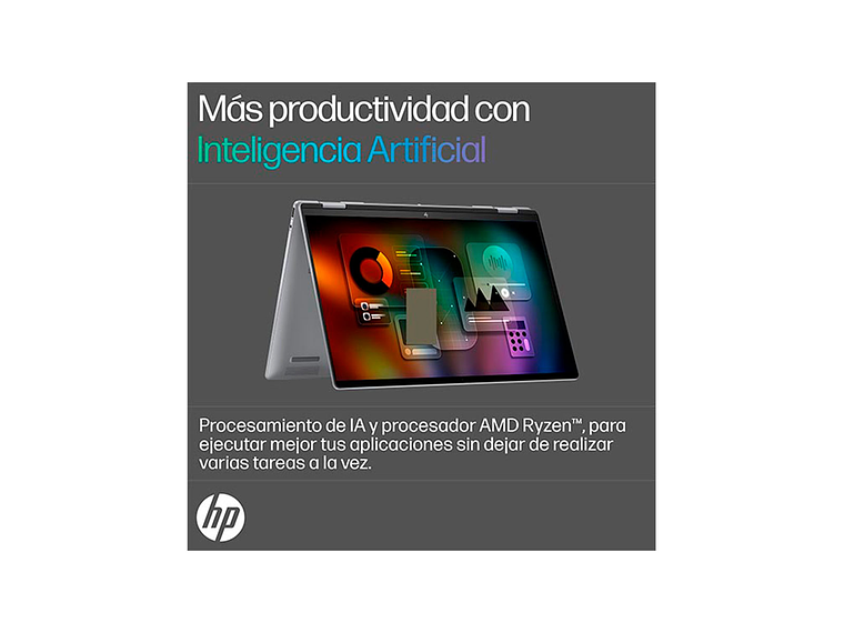 NOTEBOOK HP ENVY X360 16-AD0003LA AMD RYZEN 7 16 GB RAM 1 TB SSD PANTALLA TOUCH 16