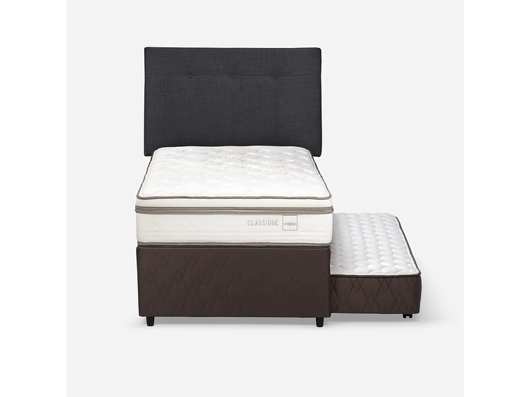 DIVÁN CLASSIQUE+ 1,5 PLAZAS + RESPALDO NEW BENNET GRAFITO 1