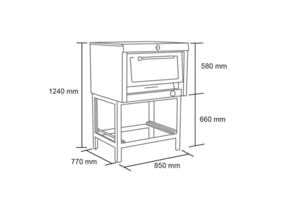  HORNO 1 CAMARA 58X65 CM. GLP 6EA151R 4