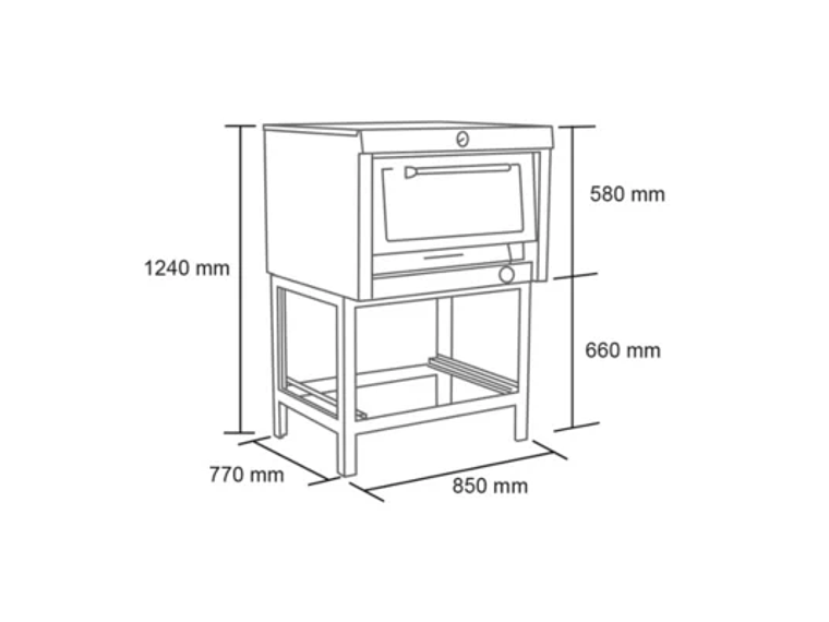  HORNO 1 CAMARA 58X65 CM. GLP 6EA151R 4