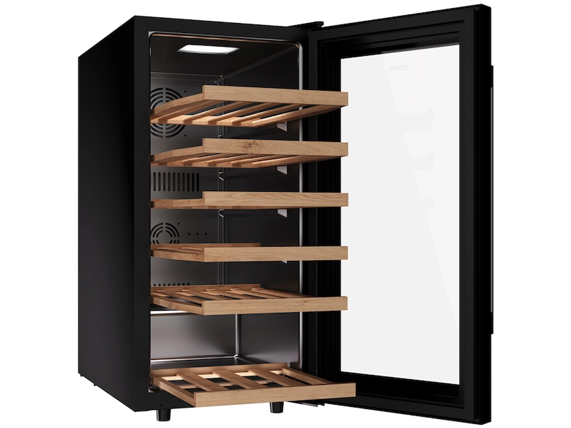 CAVA VINOS TEKA CAPACIDAD 32 BOTELLAS RVF 10032 GBK NEGRO 1