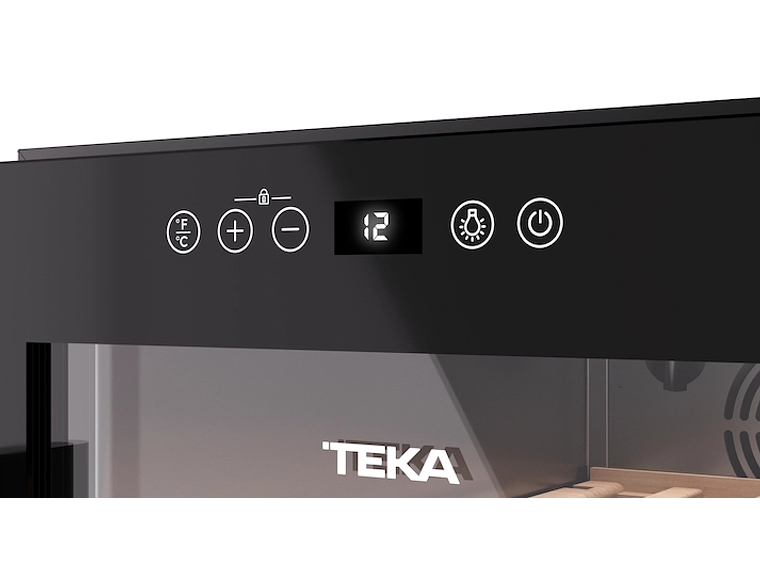 CAVA VINOS TEKA CAPACIDAD 32 BOTELLAS RVF 10032 GBK NEGRO 2